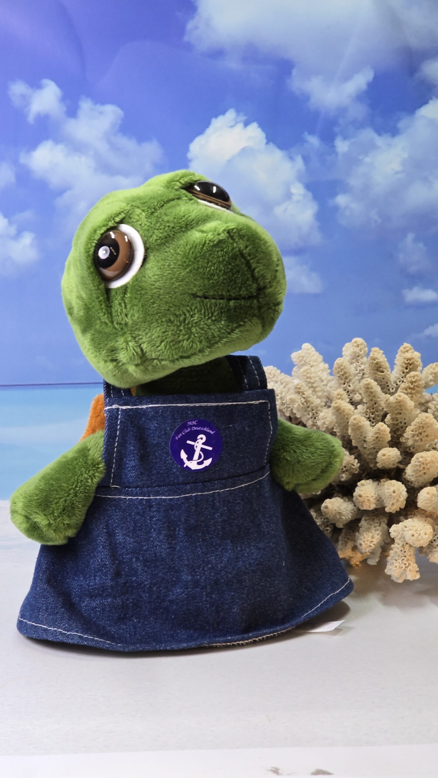 Jeans-Latzrock für Mrs. Cruisy – MSC Fanclub Edition