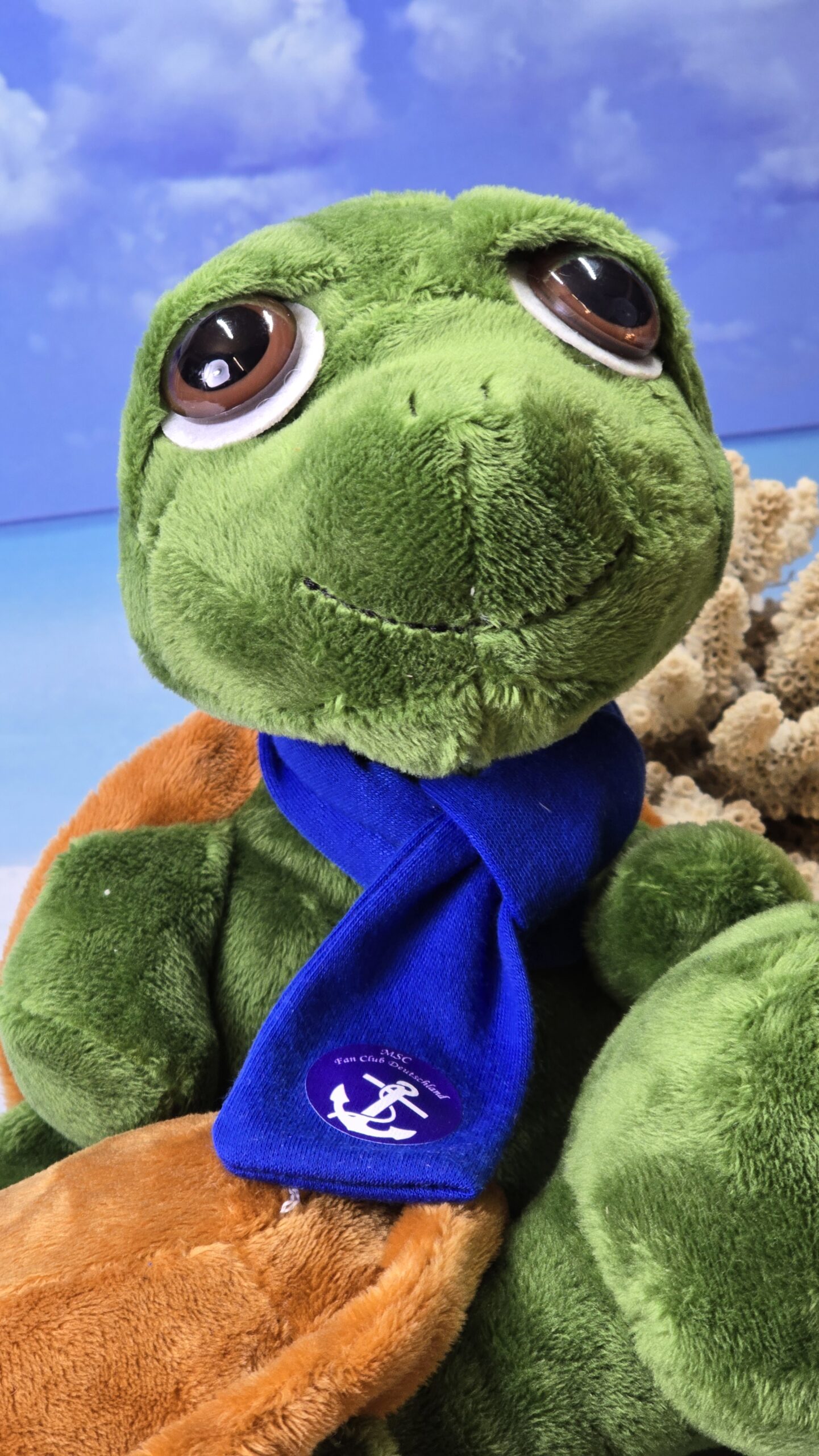 Marineblauer Schal für Mrs. Cruisy